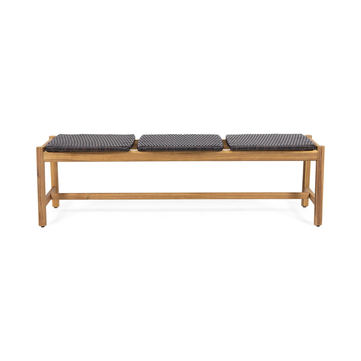 Teak Acacia Wood 3 Seat Bench - Outdoor Patio Furniture
