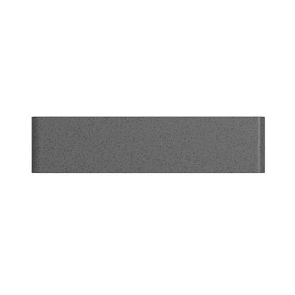 Dark Gray Concrete Bathroom Vanity - 19.68" Rectangular Sink