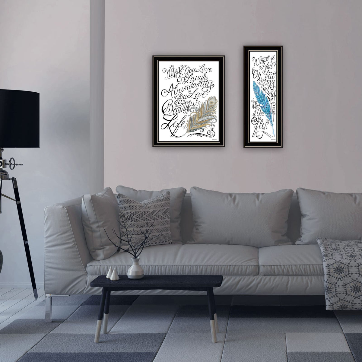 Multicolor Wood Paper Wall Art - Living Room Bedroom Decor
