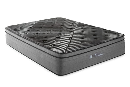 Twin Size Black Foam Spring Mattress - Cooling Comfort