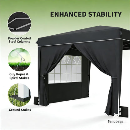 10x10 Pop Up Canopy Tent for Poolside or Garden Shade