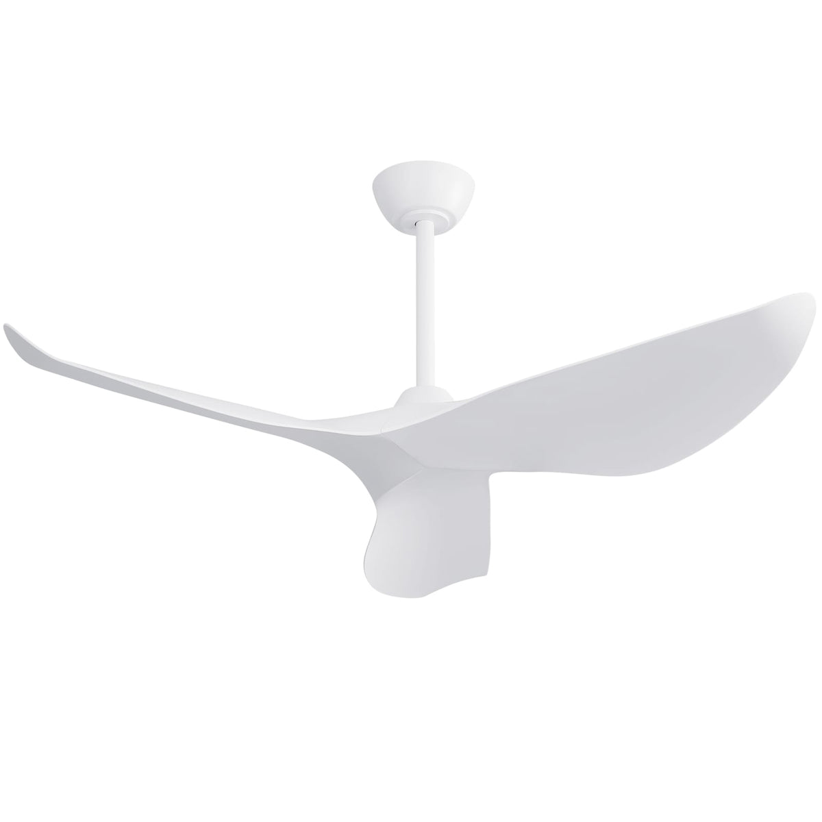38 Inch White ABS Ceiling Fan DC Motor Remote