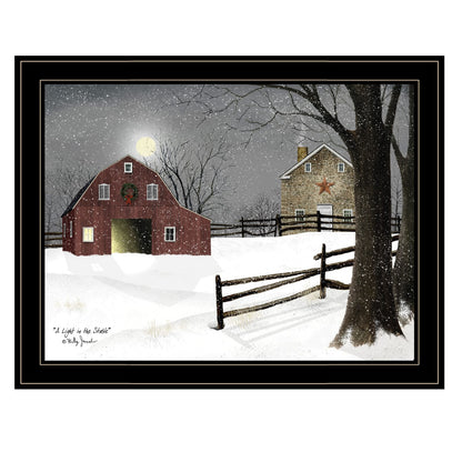 Black Framed Billy Jacobs Print - Wall Art Decor