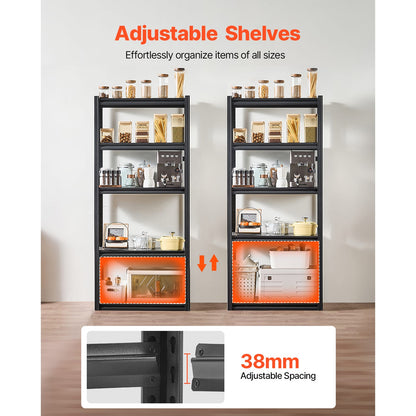 Heavy Duty 5-Tier Garage Shelving Unit - 2000 lb Capacity for Living Room