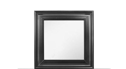 SHAKER CROCODILE METALLIC GREY MIRROR - Vanity Mirror with MDF & Glass