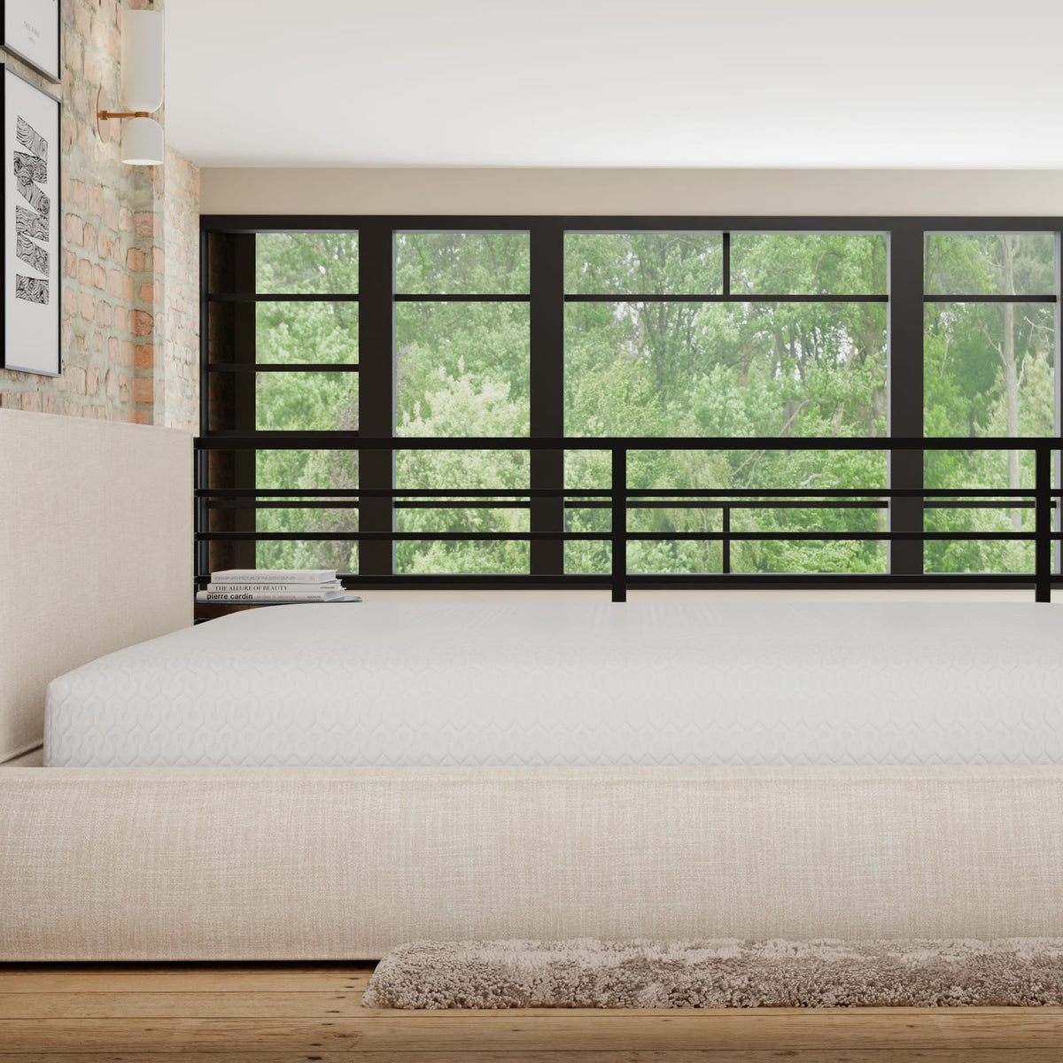 Queen Cotton Mattress Protector with Cooling Technology