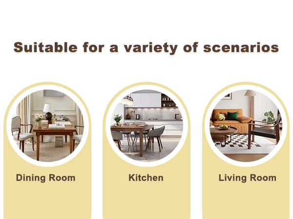 Light Gray PU Dining Chairs with Metal Legs for Kitchen Seating