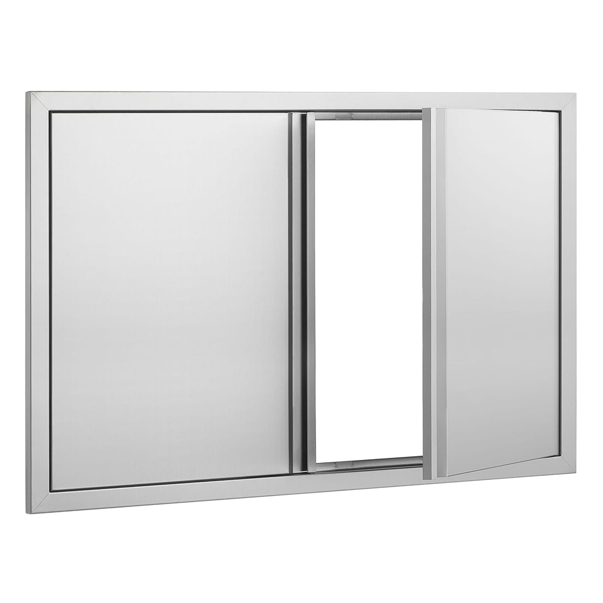 Stainless Steel Outdoor Kitchen Door - 36x24 Inch BBQ Island Access