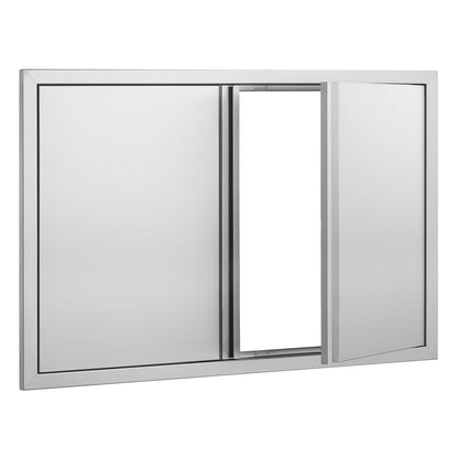 Stainless Steel Outdoor Kitchen Door - 36x24 Inch BBQ Island Access
