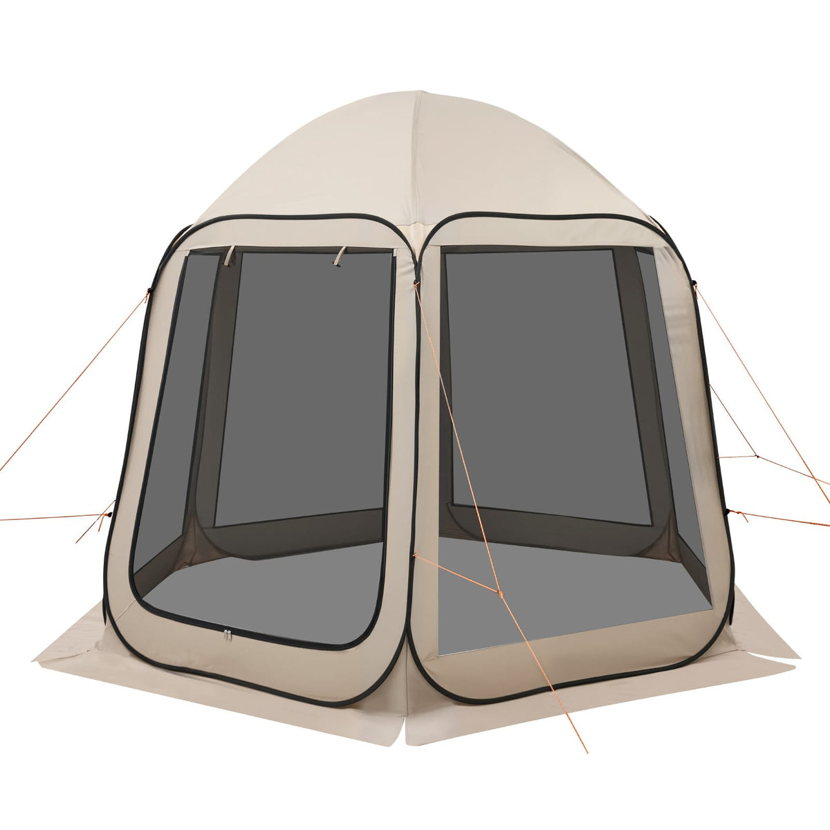 Screen House Tent 10x9.2 Beige - Pop Up Canopy for Backyard