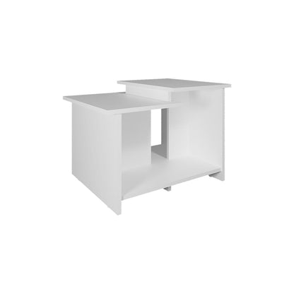 Sedalia Coffe Table - White Engineered Wood, Living Room Storage