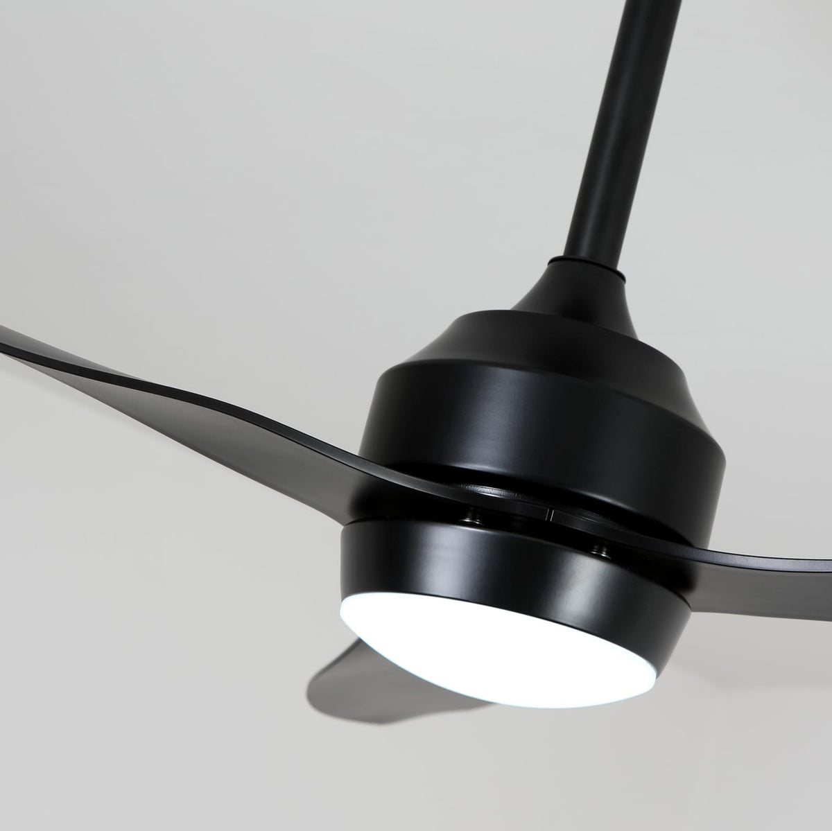 52 Inch Black Iron Ceiling Fan with Lights