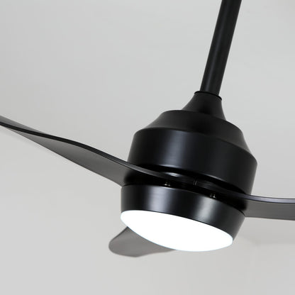 52 Inch Black Iron Ceiling Fan with Lights