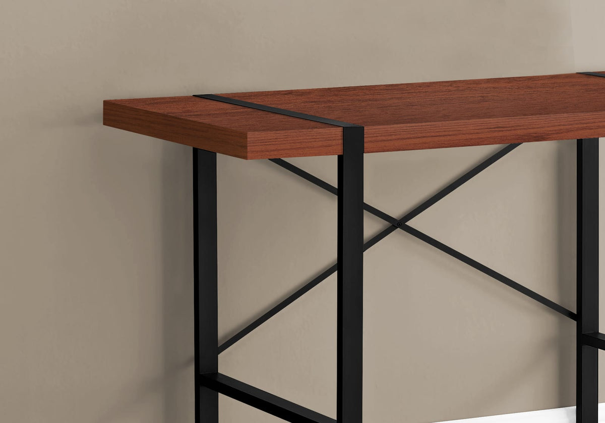 Cherry Wood Computer Desk - 49" L Workstation