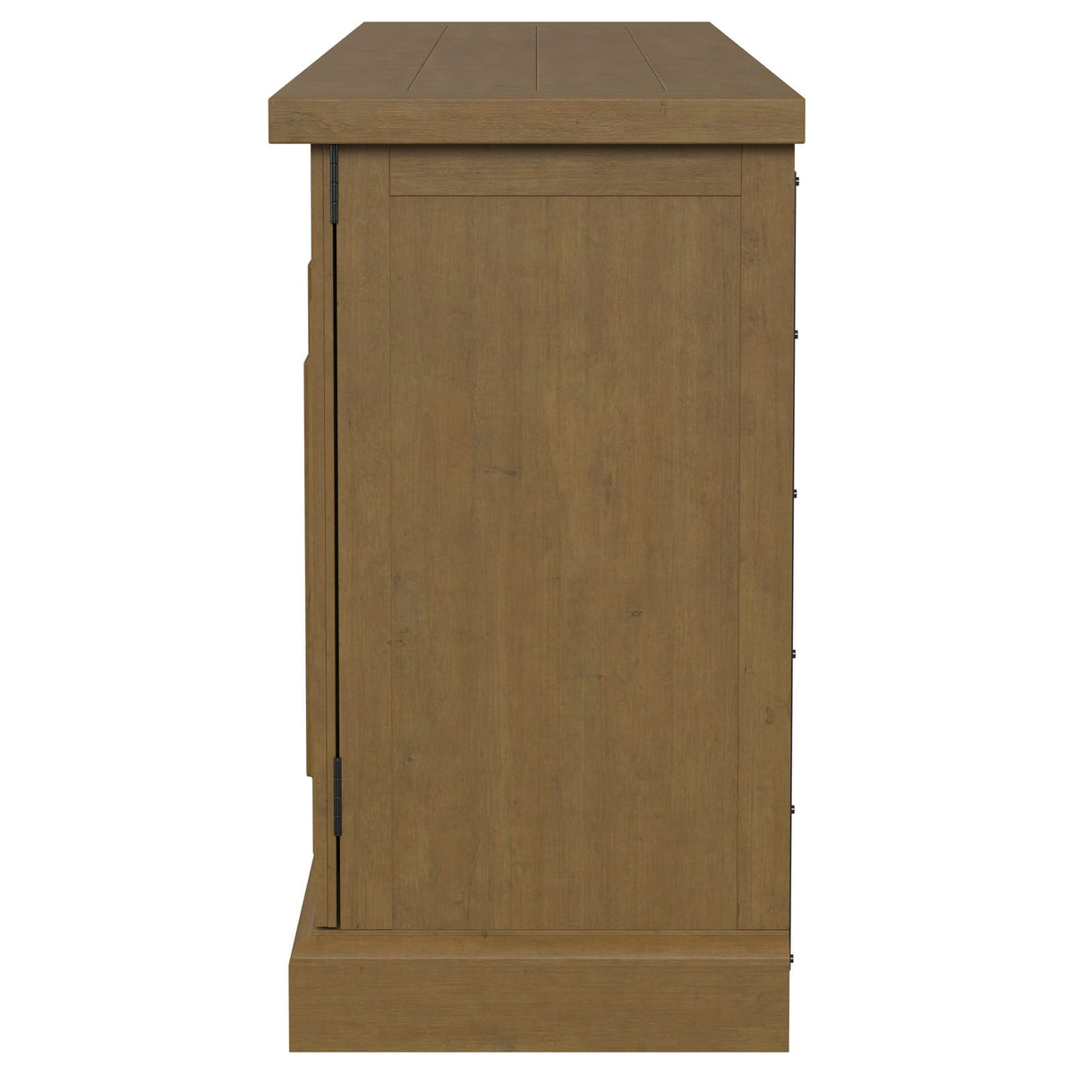 Allende Rustic Honey 4-door Sideboard - Farmhouse Dining Storage