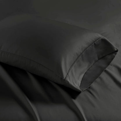 Cal King Cotton Blend Sheet Set - Black