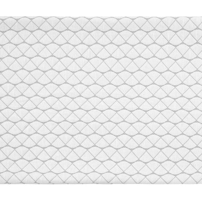 King Size Memory Foam Pillow - White, Adjustable Support