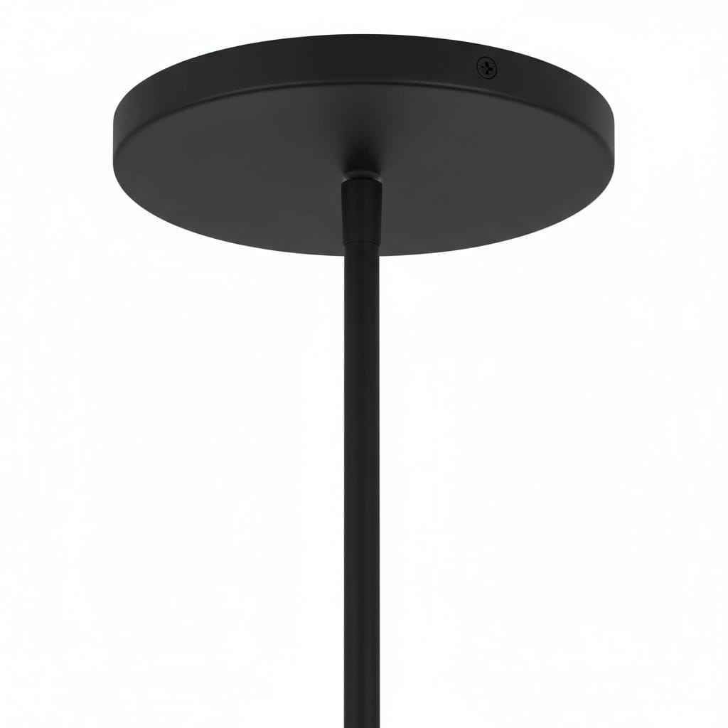 24 inch Black Steel LED Pendant for Dining Room Lighting