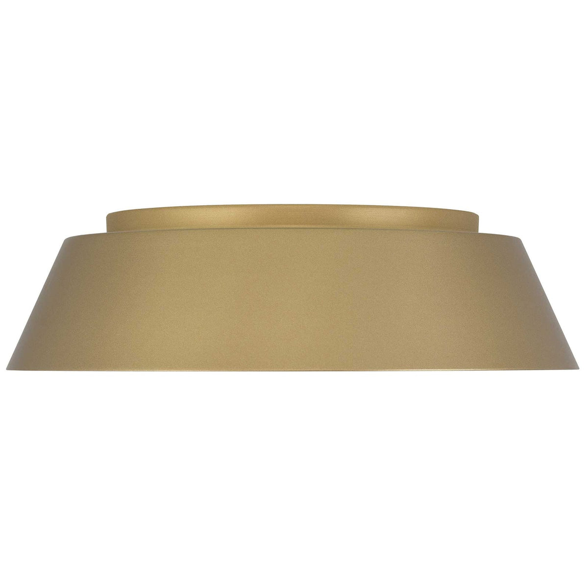 Antique Brass LED Flush Mount Ceiling Light 15 Inch
