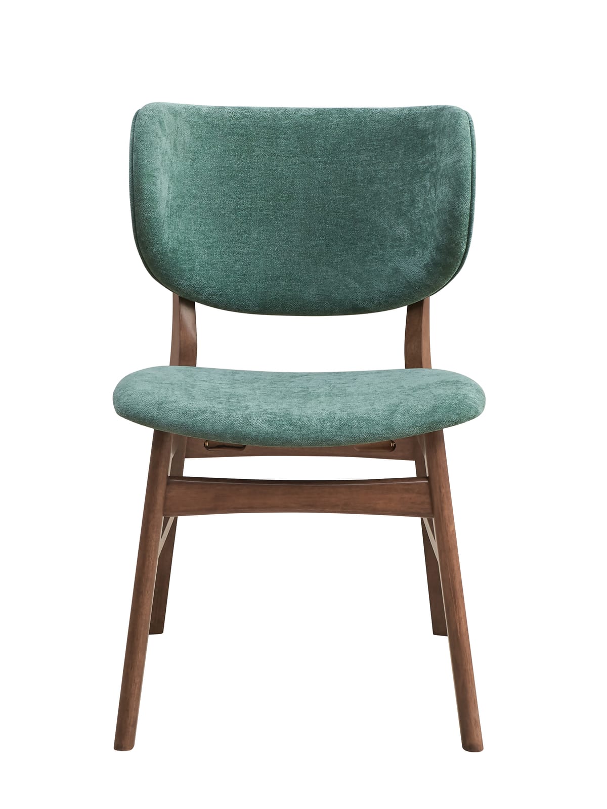 Green Oak Fabric Side Chair - Set of 2
