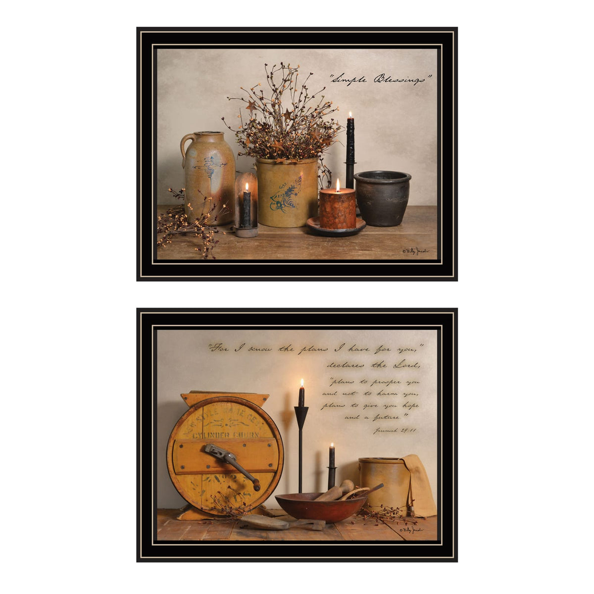 Trendy Wall Art Prints - Multicolor Wood & Paper Decor
