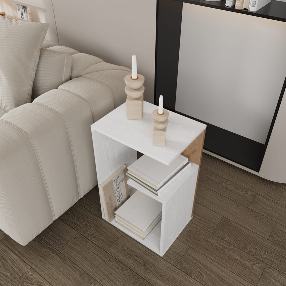 Multi-Purpose Side Table - Sallis, Engineered Wood for Living Room