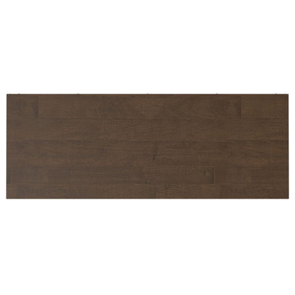 Walnut Brown 9-Cube Bookcase with Drawers - Office Storage