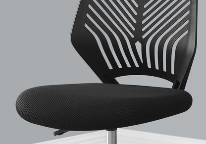 Black Adjustable Kids Office Chair - Swivel Ergonomic