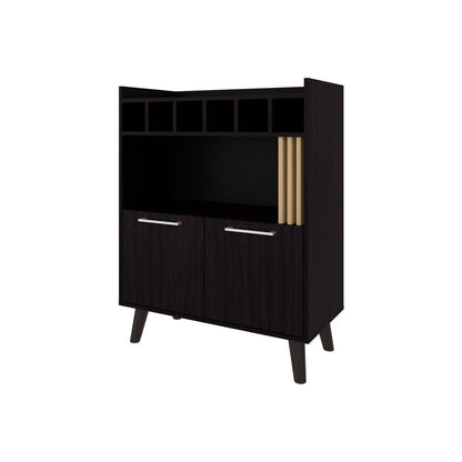 Yucca Bar Cabinet Wine Storage & Display, Multicolor