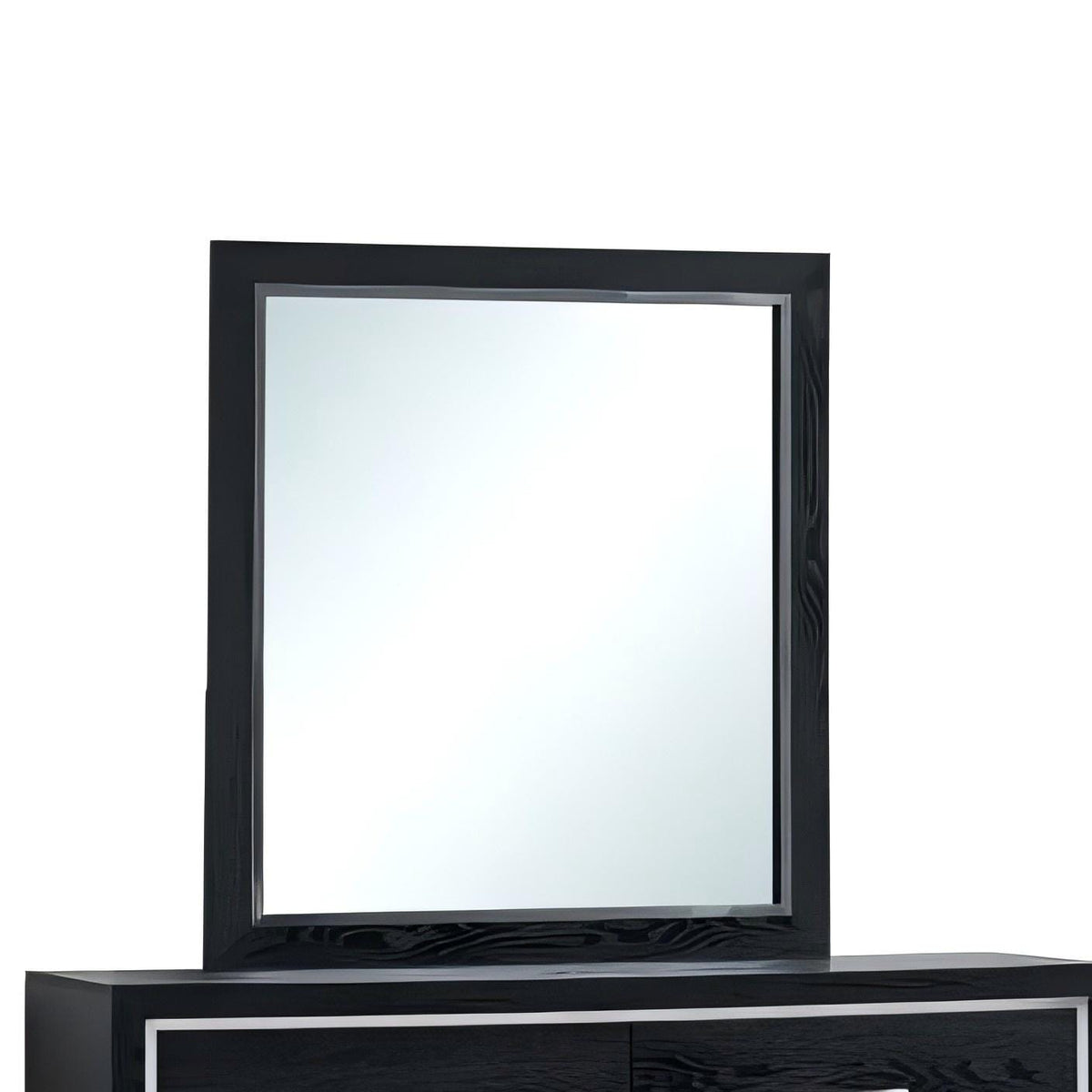 Black Mirror Vanity Mirror - 36" Wide