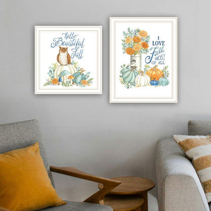 Multicolor Wood Paper Wall Art - 2 Piece Living Room Decor