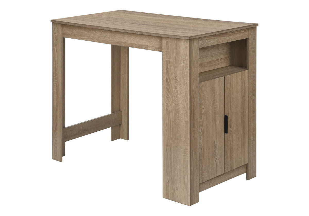 Dining Table, 48" Rectangular, Counter Height - Taupe MDF