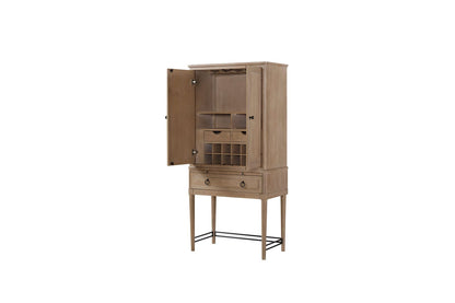 Bar Cabinet in Sand - Storage & Wine Display