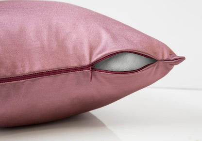 Pink Polyester Throw Pillow - 18x18 Square