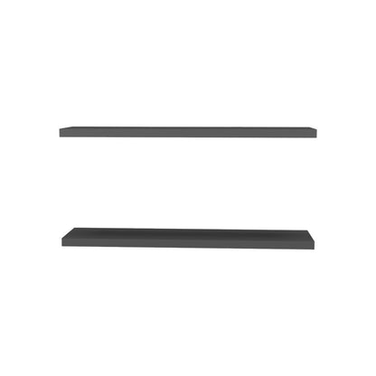 Floating Shelf Lyle - Matte Gray Display Shelves, Living Room Storage