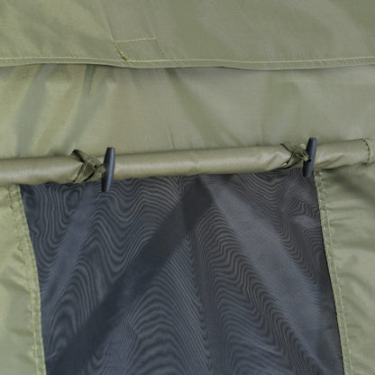 10x10FT Green Oxford Gazebo Tent - Camping Screen Shelter