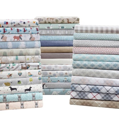 Colorful Cotton Sheet Set - 4 Piece Twin XL Bedding