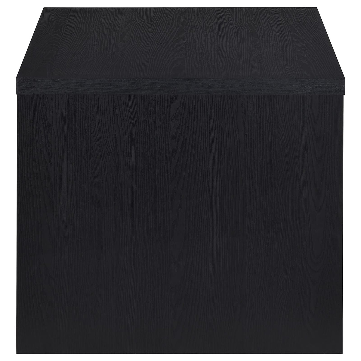 Black Square End Table - Contemporary Style for Living Room