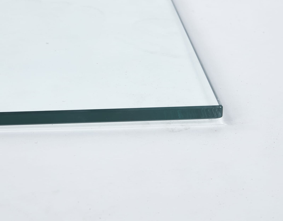 Clear Glass Dining Table Top for Modern Kitchen Storage and Dining Rooms