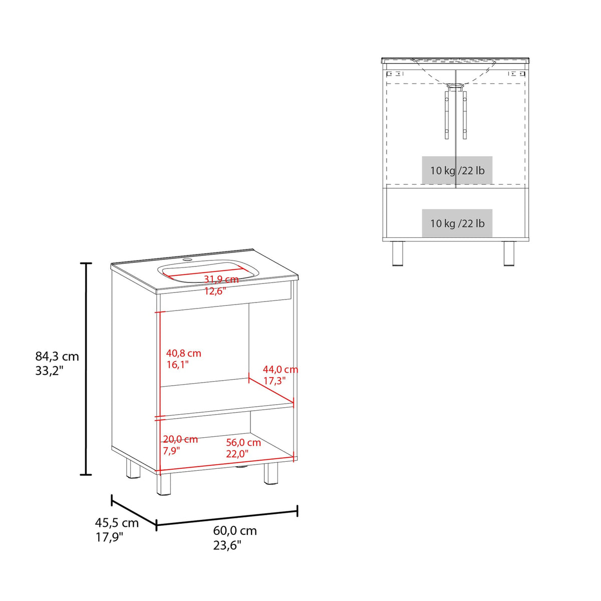 Wenge Freestanding Bathroom Vanity Cabinet for Bathroom Renovation