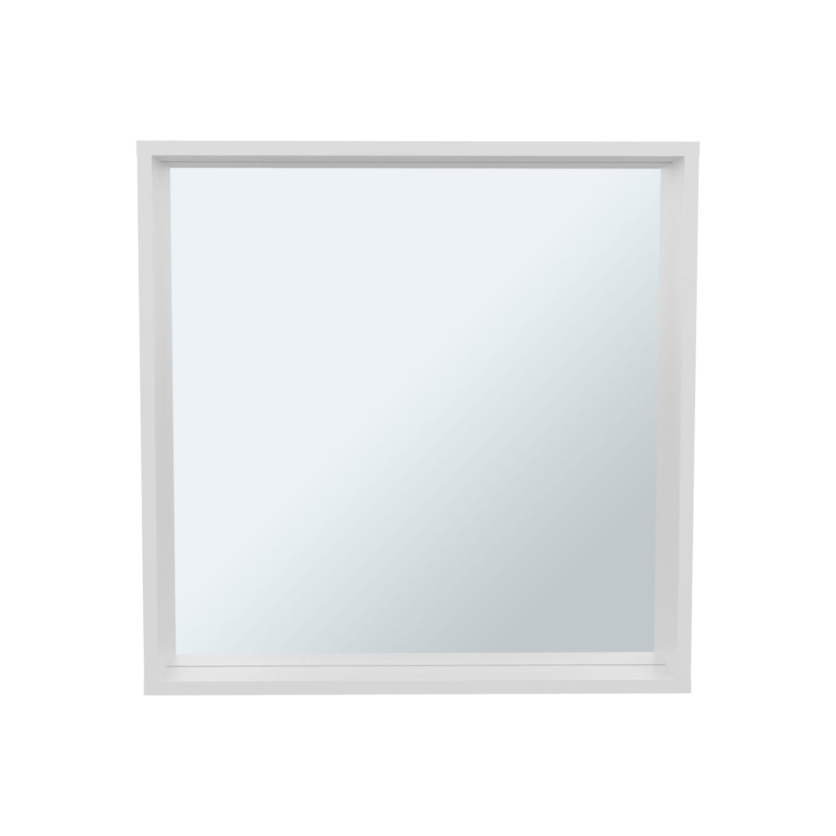 Modern White Wall Mirror Cabinet for Bathroom Storage Particle Board