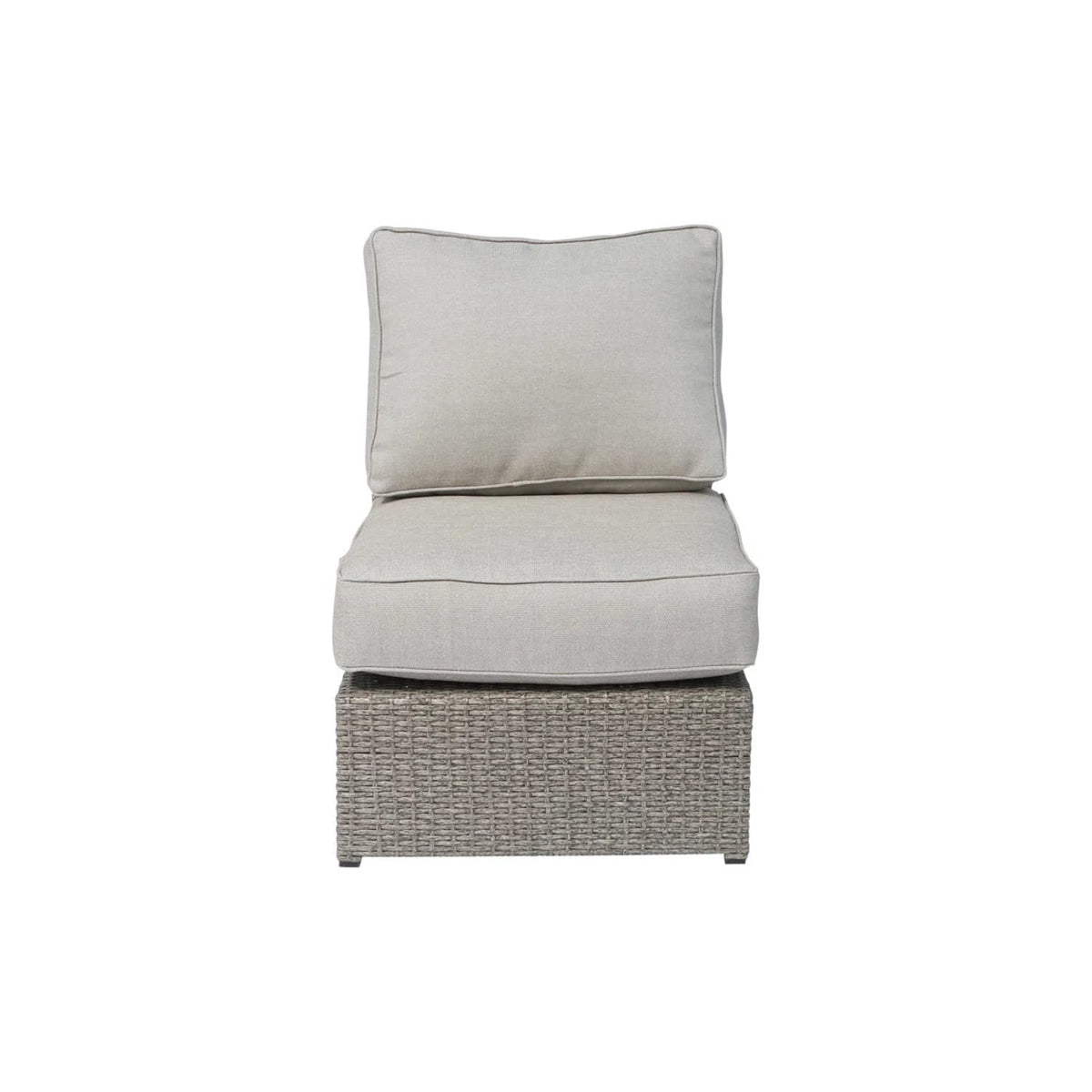 10 Piece Grey Wicker Patio Furniture Set