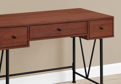 Cherry Wood Computer Desk - 48" Home Office Storage