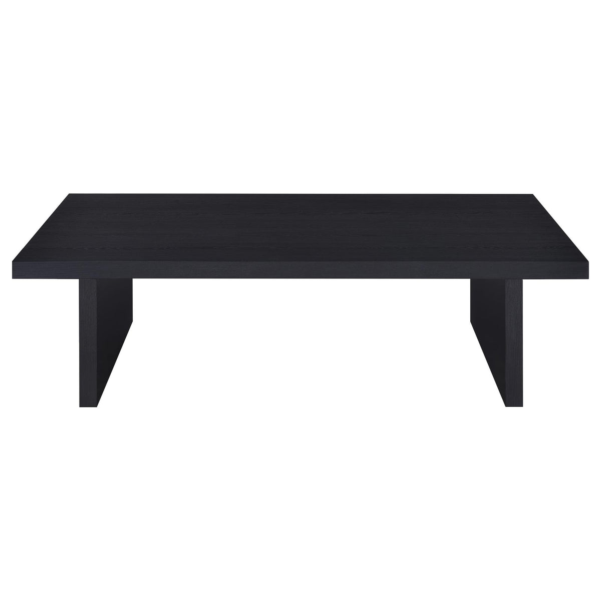 Caroline Black 2-Piece Coffee & End Table Set - Modern Style