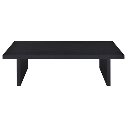 Caroline Black 2-Piece Coffee & End Table Set - Modern Style