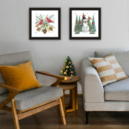 Trendy Framed Wall Art - Multicolor Vignette Friends