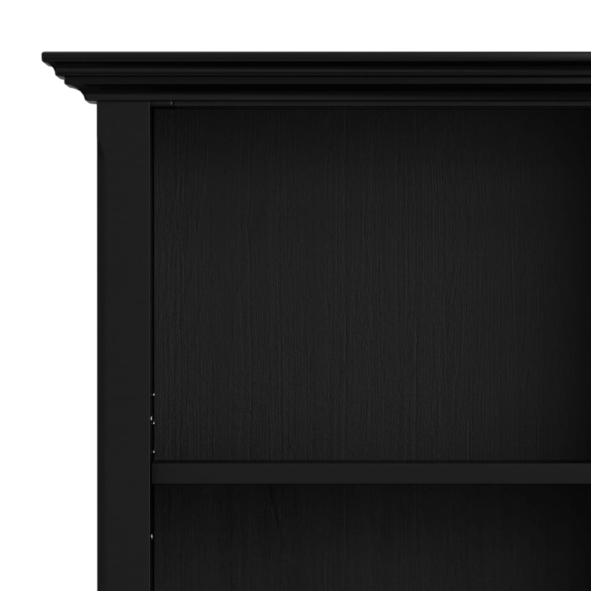 Amherst 24 Inch 5 Shelf Bookcase - Black Pine for Living Room