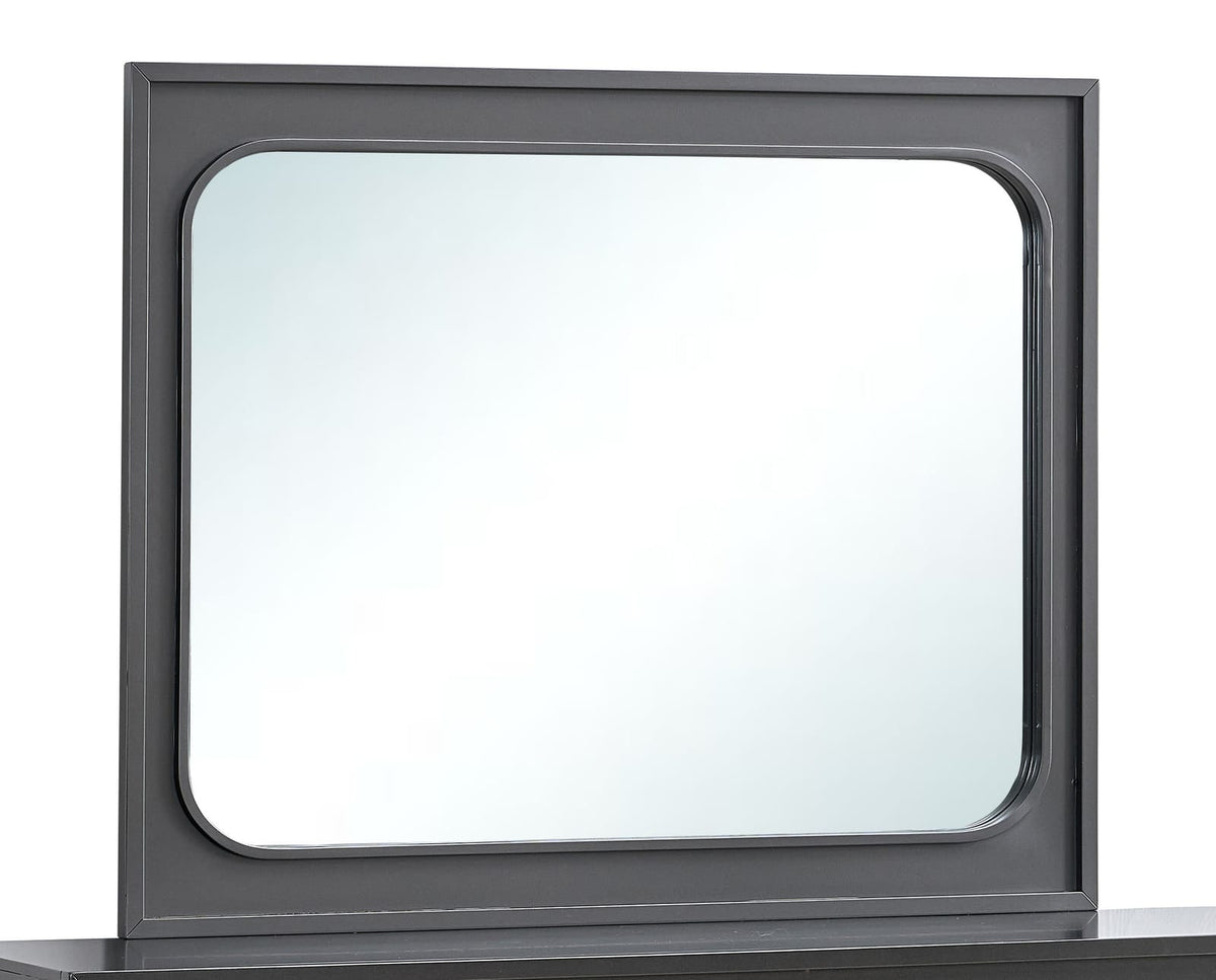 Wenge Mirror - Modern Vanity Mirror 45" x 36"