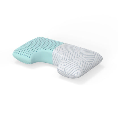 White+Blue Cooling Pillow - 29x16.5 Inch