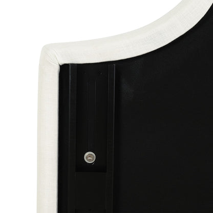 Catherine Headboard Antique White Fabric King